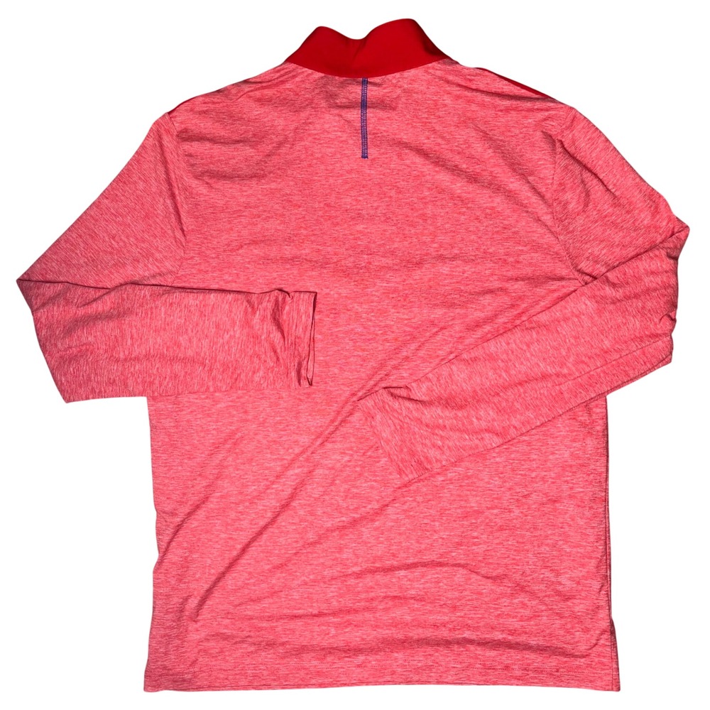 Fanatics Philadelphia Phillies Pullover Mens Large Red Quarter Zip MLB Logo - Picture 5 of 9